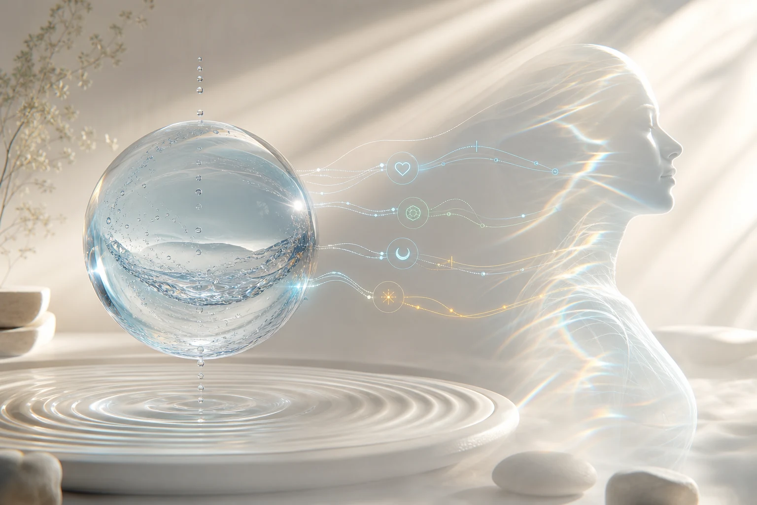 A water form connected to Digital Twin